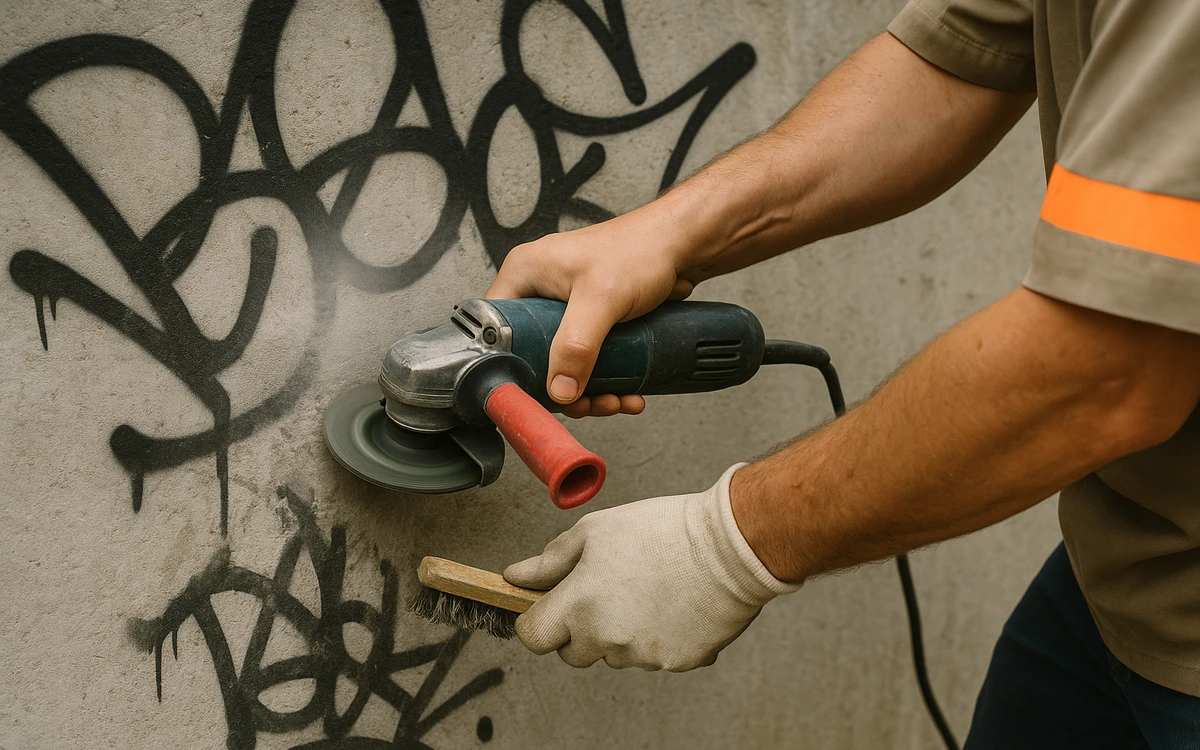 Graffiti removal contractor